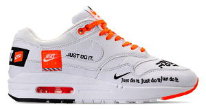 iCL fB[X NIKE AIR MAX 1 LUX "Just Do It" Xj[J[ White/Black/Total Orange GA}bNX