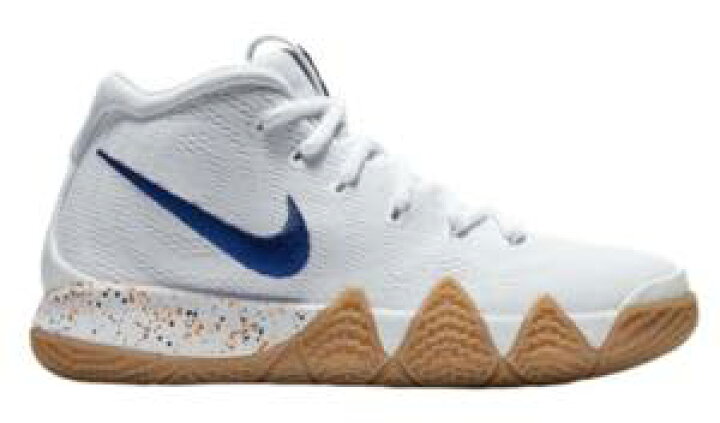 楽天市場 ナイキ キッズ レディース カイリー４ Nike Kyrie 4 Iv Gs Uncle Drew バッシュ White Gum ミニバス ｔｒｏｉｓ ｈｏｍｍｅ