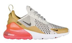 iCL fB[X GA}bNX270 Nike Air Max 270 jOV[Y Flat Gold/Black/Lt Bone/White/Hot Punch Xj[J[