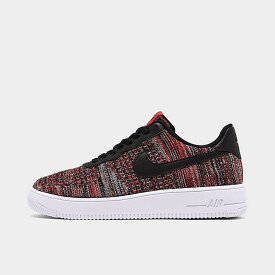 ナイキ メンズ エアフォースワン フライニット Nike Air Force 1 Flyknit 2.0 スニーカー University Red/Black/Wolf Grey/White