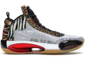 �W���[�_�� �����Y 34 Jordan XXXIV Jayson Tatum Welcome To The Zoo �o�b�V�� WHITE/MULTI-COLOR