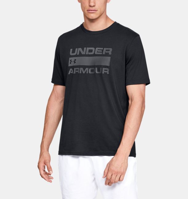 アンダーアーマー メンズ Tシャツ Under Armour Team Issue Wordmark Short Sleeve T-Shirt 半袖 Black