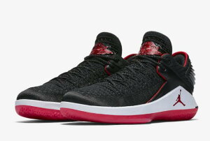 W[_32 Y Nike Air Jordan XXX2 32 Low "Banned" XXXII obV Black/University Red zA