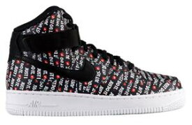 ナイキ レディース スニーカー Nike Air Force 1 High LX "JDI" エアフォース ハイカット Black/Black/White/Total Orange