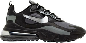 ナイキ メンズ エアマックス270 Nike Air Max 270 React Winterized スニーカー Black/Metallic Silver/Dark Grey