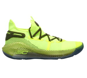 A_[A[}[ Y J[6 Under Armour Curry 6 VI "Coy Fish" obV Hi-Vis Yellow/Ambrosia/Guardian Green
