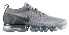 ナイキ メンズ ランニングシューズ Nike Air VaporMax 2.0 "Oreo" フライニット スニーカー Dark Grey/Black/Wolf Grey/Black