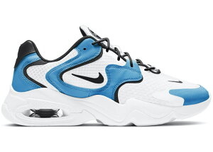 �i�C�L �����Y Nike Air Max 2X �����j���O�V���[�Y White/Laser Blue/Black
