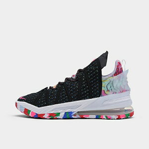 �i�C�L �����Y ���u����18 Nike LeBron 18 Low �o�b�V�� Black/White/Multi