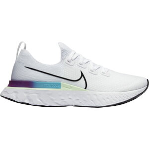 iCL Y V[Y Nike React Infinity Run Flyknit jOV[Y White/Black/Vapor Green/Oracle Aqua