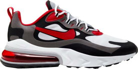 ナイキ メンズ エアマックス270 Nike Air Max 270 React スニーカー Black/University Red/White/Iron Grey