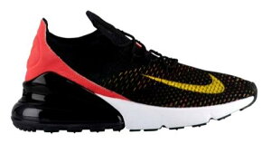 iCL GA}bNX fB[X/E[} Nike Air Max 270 Flyknit jOV[Y Xj[J[ Black/Yellow Strike/Bright Crimson