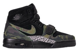 エアジョーダン キッズ/レディース レガシー Air Jordan Legacy 312 GS スニーカー Black/Camo Green/Volt