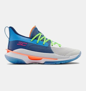 A_[A[}[ Y J[7 Under Armour Curry 7 obV Water/White