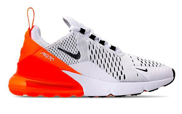 楽天市場 ナイキ レディース エアマックス２７０ Nike Air Max 270 Jdi ランニングシューズ White Black Total Orange スニーカー ｔｒｏｉｓ ｈｏｍｍｅ