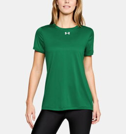 アンダーアーマー レディース Tシャツ Under Armour UA Locker T-Shirt 半袖 Team Kelly Green/White