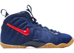 �i�C�L �L�b�Y/���f�B�[�X ���g���|�W�b�g Nike Little Posite Pro �o�b�V�� Blue Void/White/Gum Light Brown/University Red