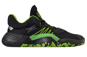 �A�f�B�_�X �����Y �h�m�o�� �~�b�`�F�� adidas D.O.N. Issue 1 �o�b�V�� Black/Team Solar Green/Silver Metallic