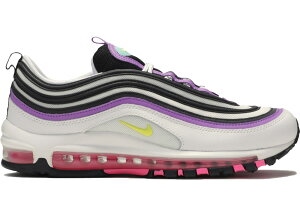 iCL fB[X Nike Air Max 97 Xj[J[ White/Dynamic Yellow/Bright Violet GA}bNX97