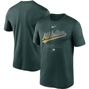 iCL Y Oakland Athletics Nike Authentic Collection Legend Performance T-Shirt TVc  Green