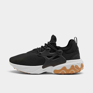 iCL Y jOV[Y Nike React Presto Running Shoes Xj[J[ Black/Black/White/Gum Light Brown