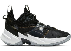 �W���[�_�� �L�b�Y �z���C�m�b�g�[��3 Jordan Why Not Zer0.3 GS The Family �o�b�V�� Black/Metallic Gold/White