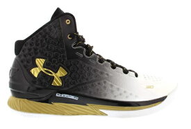 アンダーアーマー メンズ カリー1 Under Armour Curry 1 "MVP" バッシュ Black/Gold 高額レア