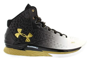 A_[A[}[ Y J[1 Under Armour Curry 1 "MVP" obV Black/Gold zA