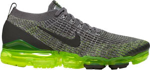 iCL Y FCp[}bNX Nike Air VaporMax Flyknit 3 jOV[Y Gunsmoke/Volt/Thunder Grey