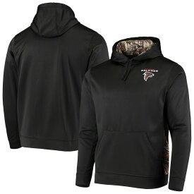 メンズ パーカー "Atlanta Falcons" Logo Ranger Pullover Hoodie - Black/Realtree Camo