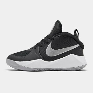 iCL LbY/fB[X Nike Team Hustle D 9 GS obV ~joX Black/Metallic Silver/Wolf Grey/White