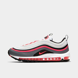 ナイキ メンズ エアマックス97 Nike Air Max 97 スニーカー White/Black/Smoke Grey/Laser Crimson