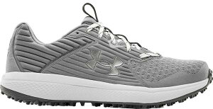 A_[A[}[ Y x[X{[V[Y Under Armour Yard Turf Baseball Shoes 싅 XpCN GREY/WHITE