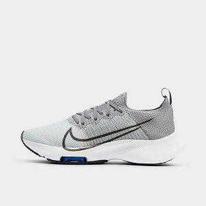 ナイキ キッズ/レディース Nike Air Zoom Tempo Flyknit GS ランニングシューズ Particle Grey/Pure Platinum/Bright Crimson
