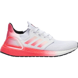 AfB_X Y Egu[Xg adidas Ultraboost 20 jOV[Y Footwear White/Core Black/Signal Pink
