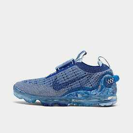 ナイキ キッズ/レディース Nike Air VaporMax 2020 Flyknit GS ランニングシューズ Stone Blue/Deep Royal Blue/Racer Blue