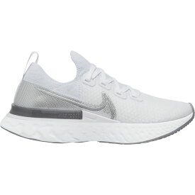 ナイキ レディース リアクト インフィニティ Nike React Infinity Run Flyknit ランニングシューズ True White/Metallic Silver/White