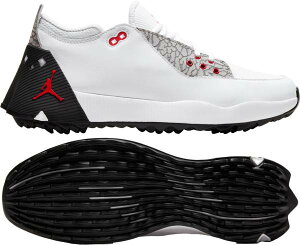 �W���[�_�� �����Y Air Jordan ADG 2 Golf Shoes �S���t�V���[�Y WHITE/UNIVERSITY RED