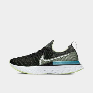 �i�C�L ���f�B�[�X �C���t�B�j�e�B ���� Nike React Infinity Run Flyknit �����j���O�V���[�Y Black/Barely Volt/Glacier Ice/White