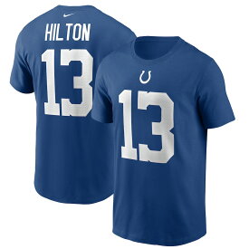 ナイキ メンズ Tシャツ T.Y. Hilton "Indianapolis Colts" Nike Name & Number T-Shirt - Royal