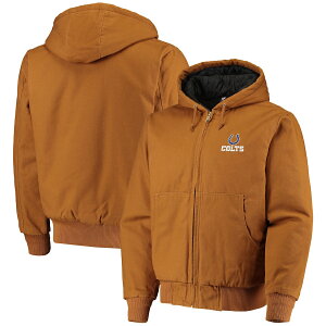 Y WPbg "Indianapolis Colts" Dakota Full-Zip Hoodie Jacket - Tan