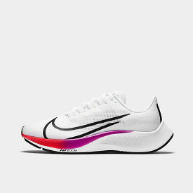 ナイキ レディース スニーカー Nike Air Zoom Pegasus 37 ランニングシューズ White/Flash Crimson/Hyper Violet