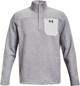 A_[A[}[ Y g[i[ Under Armour Men's Specialist Grid Henley 1/2 Zip Sweatshirt XEFbg HALO GRAY