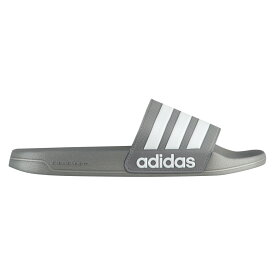 アディダス メンズ サンダル adidas Adilette Shower Slide スリッパ Grey/White