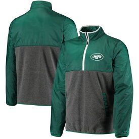 メンズ ジャケット "New York Jets" G-III Sports by Carl Banks Advance Transitional Quarter-Zip Jacket - Green/Charcoal