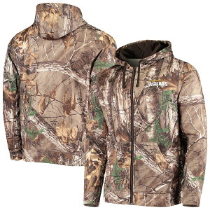 �����Y �p�[�J�[ "Jacksonville Jaguars" Trophy Tech Fleece Full-Zip Hoodie - Realtree Camo