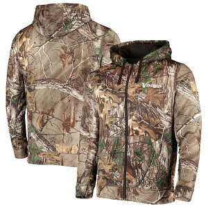 �����Y �p�[�J�[ "Minnesota Vikings" Trophy Tech Fleece Full-Zip Hoodie - Realtree Camo
