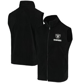 メンズ ベスト "Las Vegas Raiders" Houston Fleece Full-Zip Vest - Black