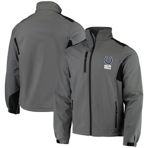 Y WPbg "Indianapolis Colts" Softshell Fleece Full-Zip Jacket - Charcoal