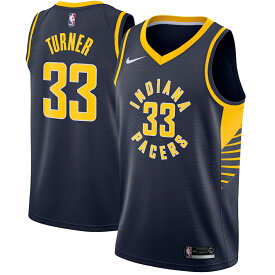 ナイキ メンズ ジャージ Myles Turner "Indiana Pacers" Nike Swingman Jersey Navy - Icon Edition